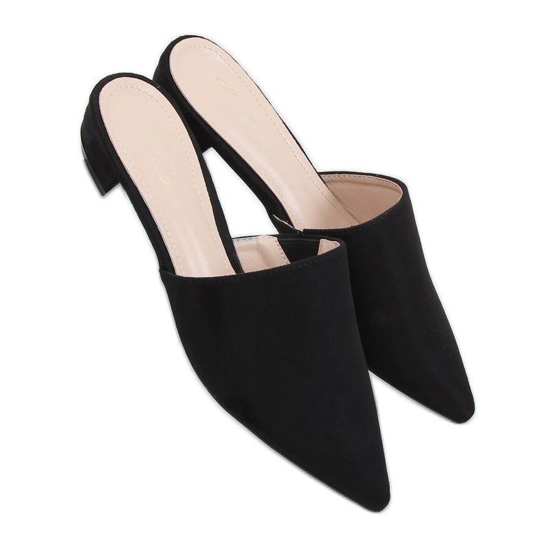 Crne papuče od badema MM-799 Crne crno