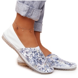 Ženska koža Maciejka Balerinke bijele 01930-85 bijela višebojan