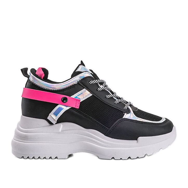 Crne tenisice na debelom Johanovom potplatu crno