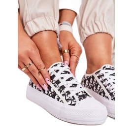 PS1 Daphne Ženske tenisice s logom bijele i crne bijela crna