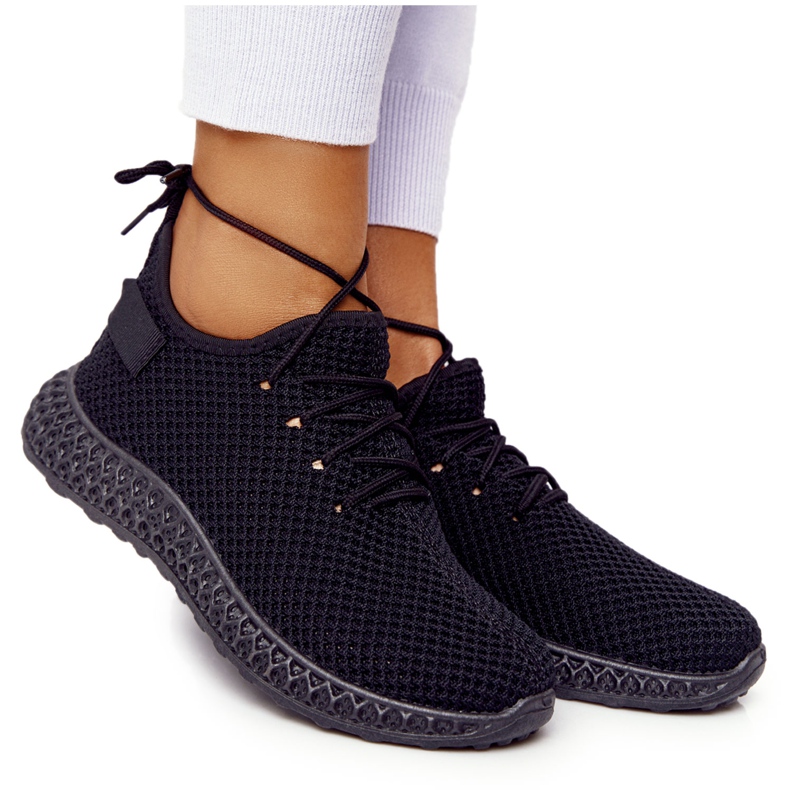 PS1 Ženske sportske cipele na klizanje Black Run Away crno