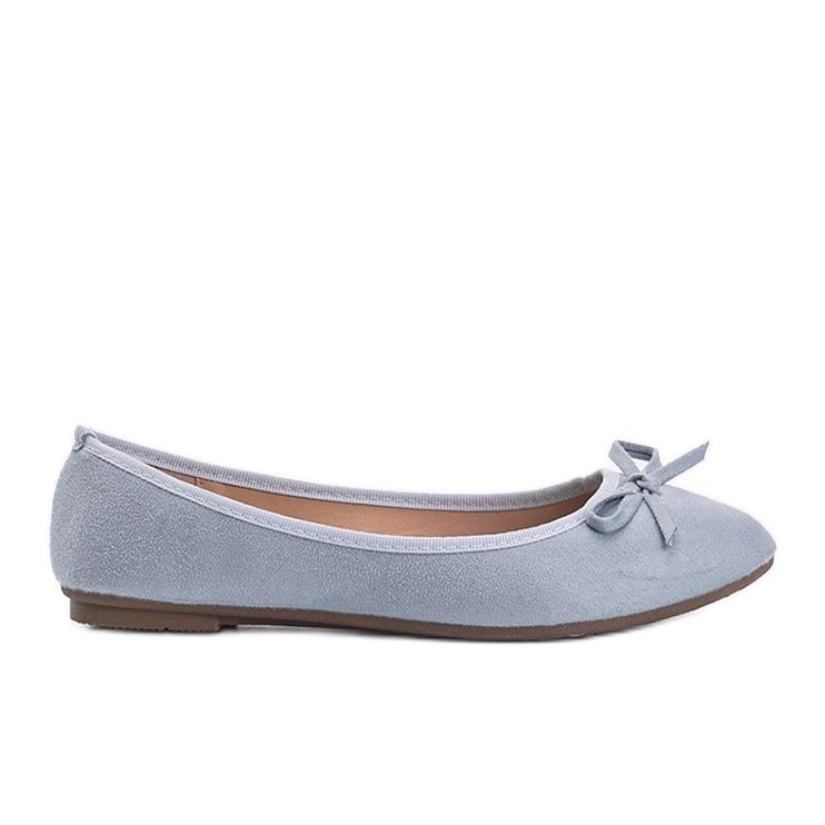 Angelina plave balerine s mašnom plava