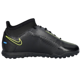 Nike Phantom Gt Club Df Tf Junior CW6729 090 nogometne cipele crno crno