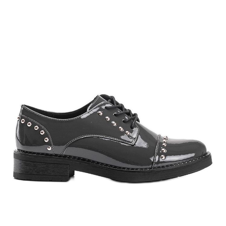 Kaylyn sive ženske cipele na vezanje siva