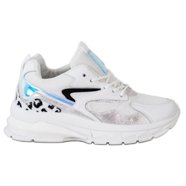 SHELOVET Udobne modne tenisice bijela