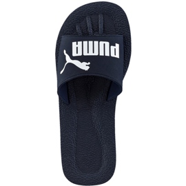 Puma Purecat papuče tamnobijele 360262 02 bijela tamnoplava