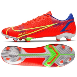 Nike Mercurial Vapor 14 Academy FG / MG M CU5691 600 cipele za nogomet crvena narančaste i crvene