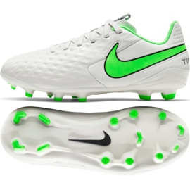 Nike Tiempo Legend 8 Academy Mg Jr AT5732 030 nogometne cipele bjelokost bijela