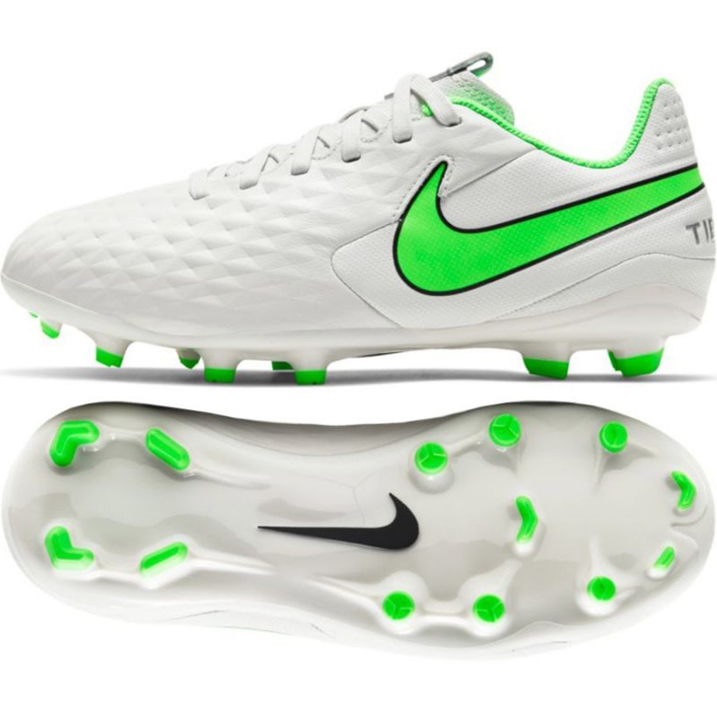 Nike Tiempo Legend 8 Academy Mg Jr AT5732 030 nogometne cipele ivory bijela