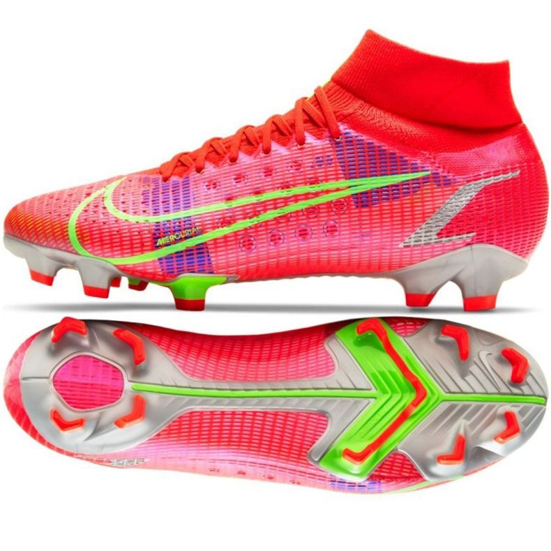 Nike Mercurial Superfly 8 Pro Fg M CV0961 600 tenisice crvena crvena