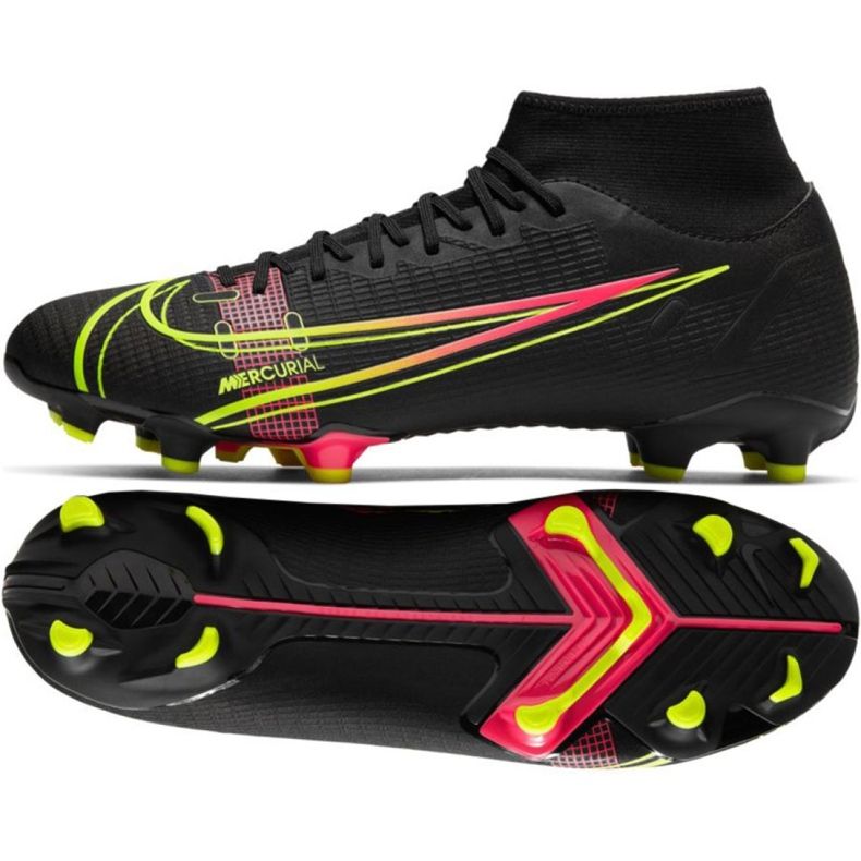 Nike Mercurial Superfly 8 Academy Mg M CV0843 090 nogometne cipele raznobojna crno