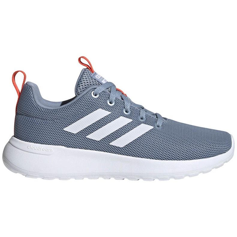 Sive tenisice za trčanje Adidas Lite Racer Cln K FV9607 bijela plava naranča siva