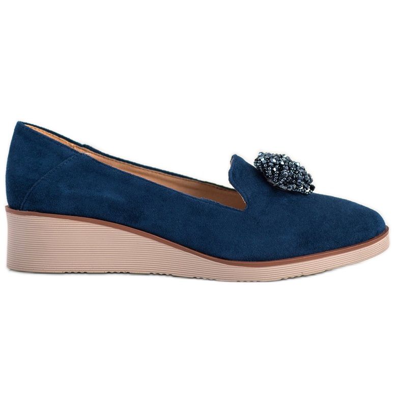 Elegantni lordovi s ukrasom VINCEZA mornarsko plava