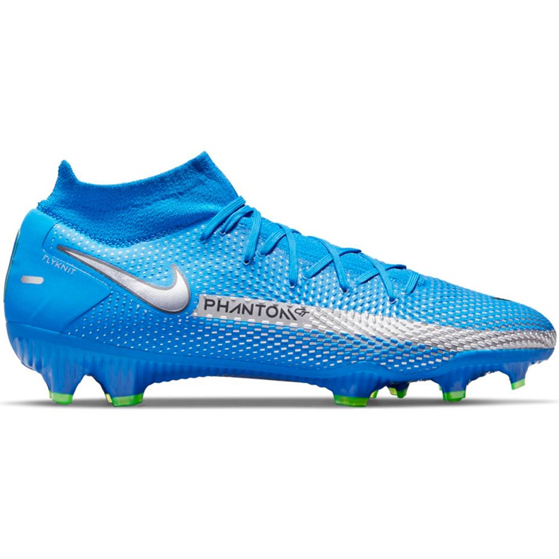 Nike Phantom Gt Pro Df Fg CW6600 400 nogometne cipele plava plava
