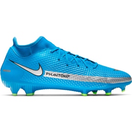 Nike Phantom Gt Academy Df FG / MG CW6667 400 nogometne cipele plava plava
