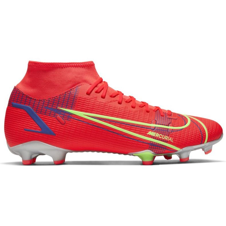 Nike Mercurial Superfly 8 Academy FG / MG CV0843 600 tenisica za nogomet crvena crvena