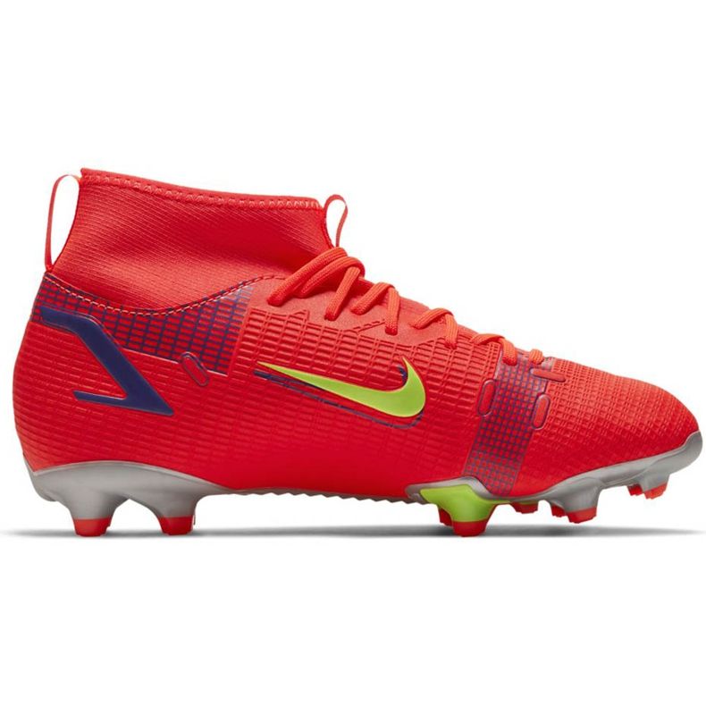 Nike Mercurial Superfly 8 Academy FG / MG Junior CV1127 600 tenisice za nogomet crvena crvena