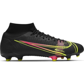 Nike Mercurial Superfly 8 Academy FG / MG CV0843 090 nogometne cipele crno crno