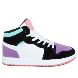 NB505 Ljubičaste visoke tenisice višebojan