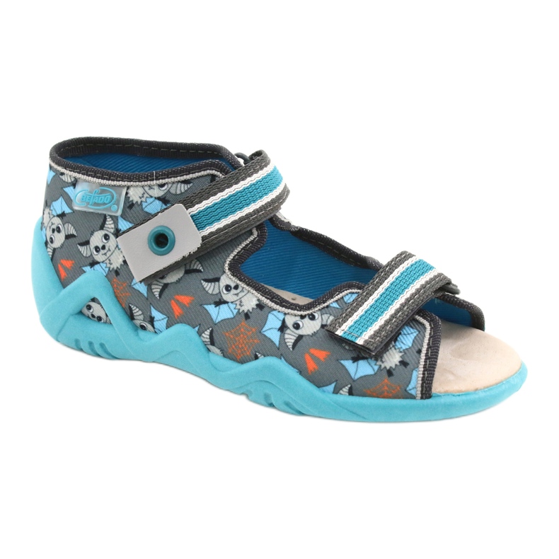 Befado žute dječje cipele 350P021 plava siva