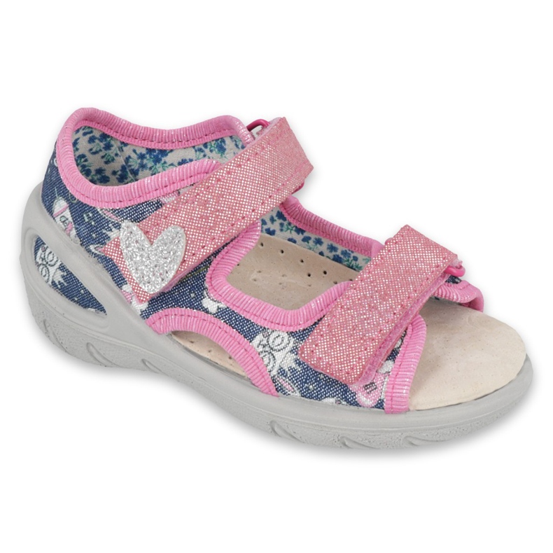 Dječje cipele Befado pu 065X151 crvena ružičasta srebro