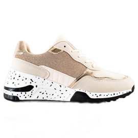 SHELOVET Tenisice sa zlatnim klinom višebojan