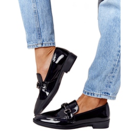 S.Barski Elegantne ženske natikače S. Barski Lakirano crno crna