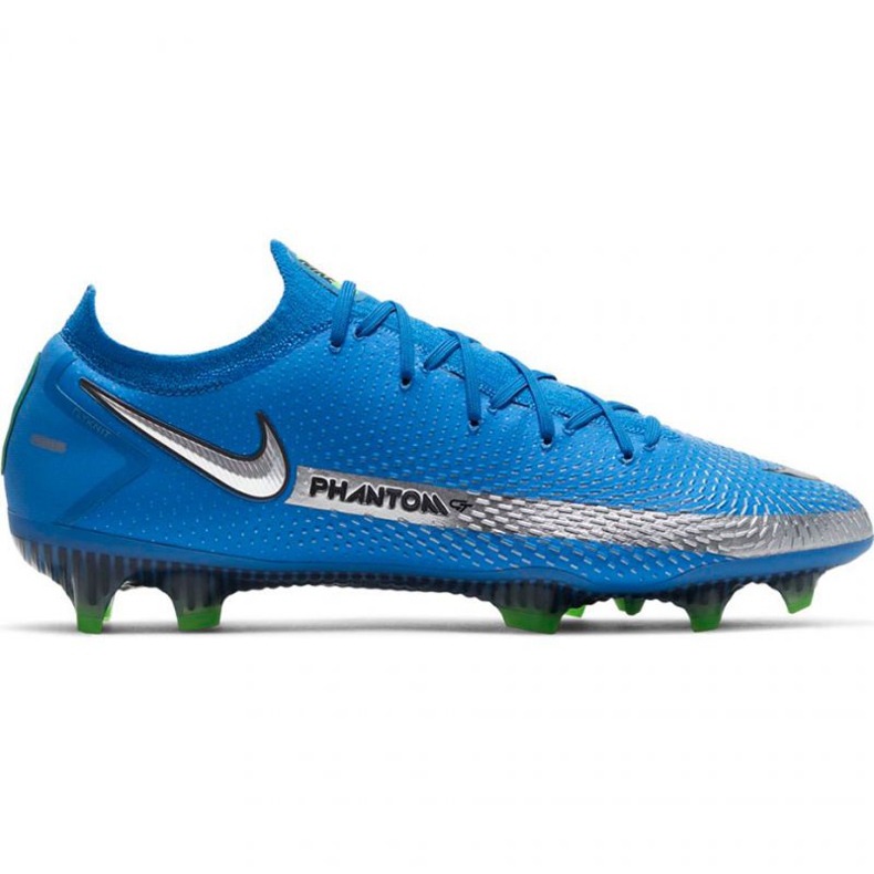 Nike Phantom Gt Elite Fg M CK8439 400 nogometne cipele plava plava