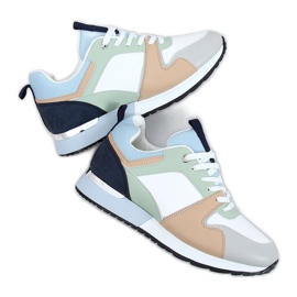 Raznobojne sportske cipele B0-671 Plava višebojan