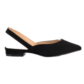 S. BARSKI Crne pumpe s otvorenom petom crna