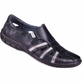 Kampol Muške ažurne cipele za ljeto 16/10 crne crna