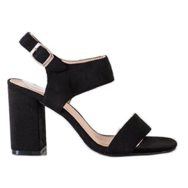 Sandale na baru VINCEZA crna