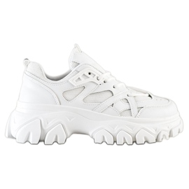 SHELOVET Bijele modne tenisice bijela