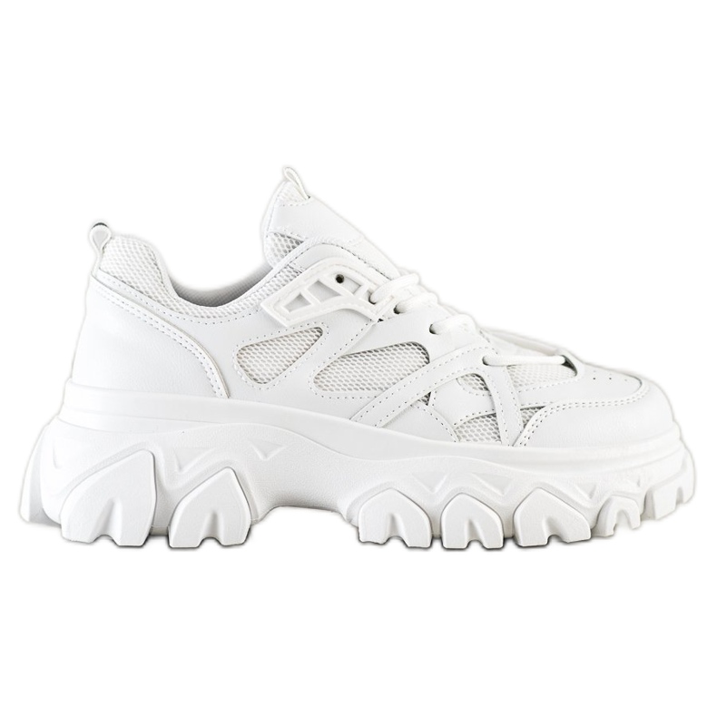 SHELOVET Bijele modne tenisice bijela