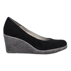 VINCEZA pumpe od antilopa crna