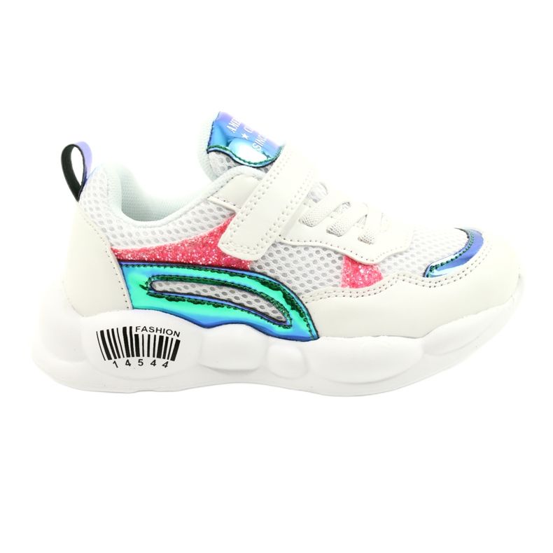 American Club Modne halografske sportske cipele ES23/21 Bijele bijela