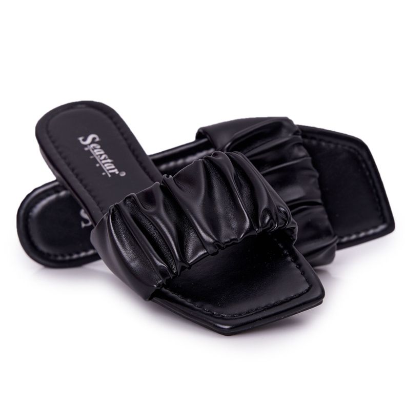 PS1 Ženske klasične crne papuče koje dobro izgledaju crno