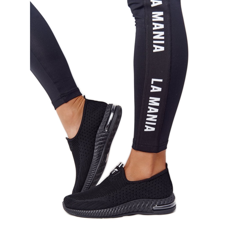 PS1 Ženske sportske cipele na klizanje crne boje Be Be Stretchy crno