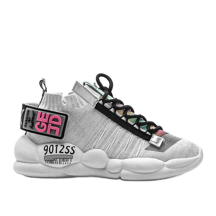 Bijele čarape tenisice Ava bijela raznobojna