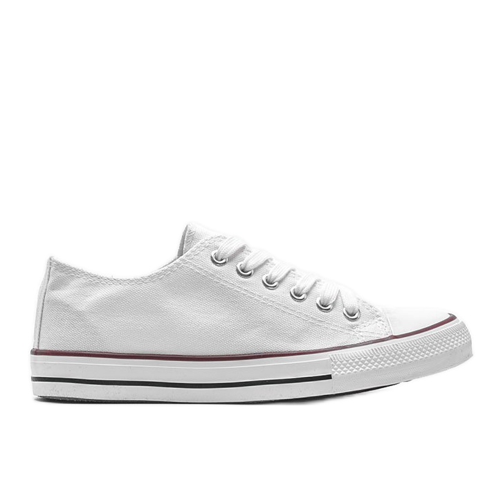 Destini klasične bijele niske tenisice bijela