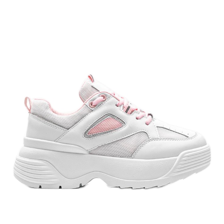 Bijele tenisice s debelim Jaida potplatom bijela