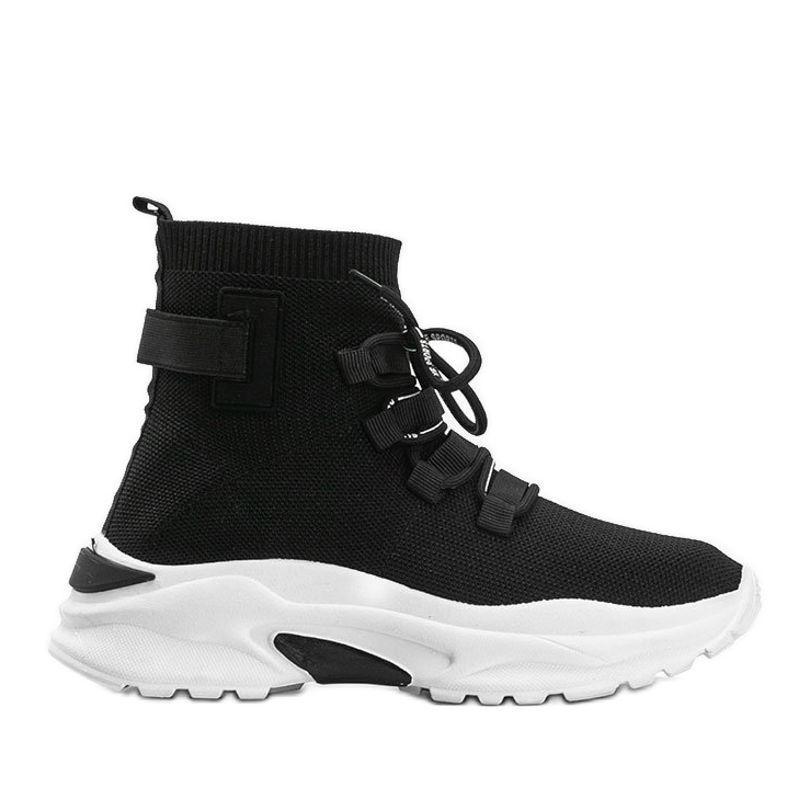 Crne Ella čarape do gležnja crno