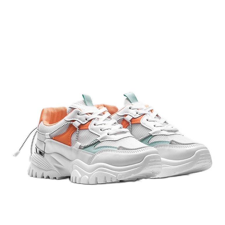 Kristalne bijele sportske tenisice bijela