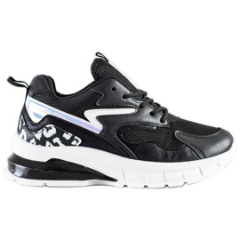 SHELOVET Udobne modne tenisice crna