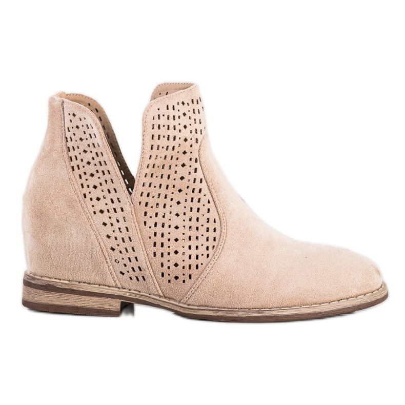 S. BARSKI Proljetne čizme s izrezanim S.BARSKIM smeđa