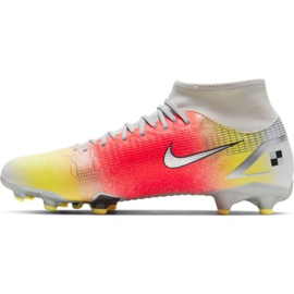 Nike Mercurial Superfly 8 Academy Mds FG / MG M CV0948 108 tenisice za nogomet crvena narančasta