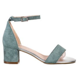 Sandale na šanku Sergio Leone zelena