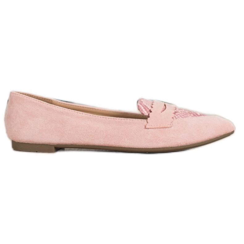 Small Swan Powder Lords Snake Print ružičasta