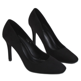 Crne ženske štikle LE080P Crna