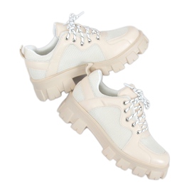 Natikače s visokim potplatom NC1129 Bež